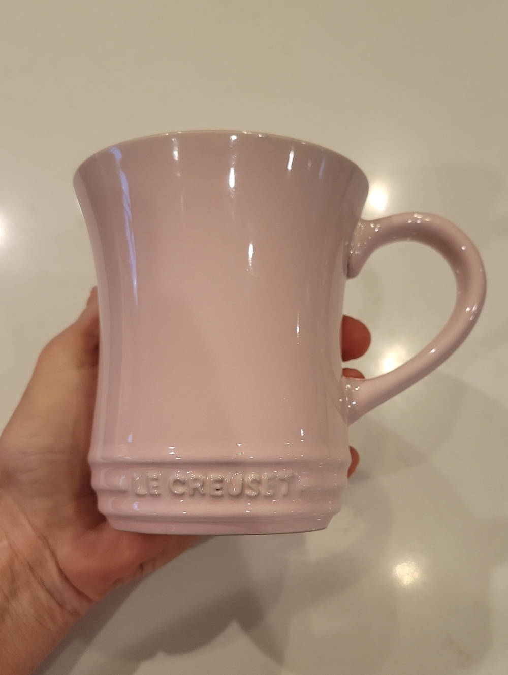 Le Creuset Chiffon Pink Stoneware Mug